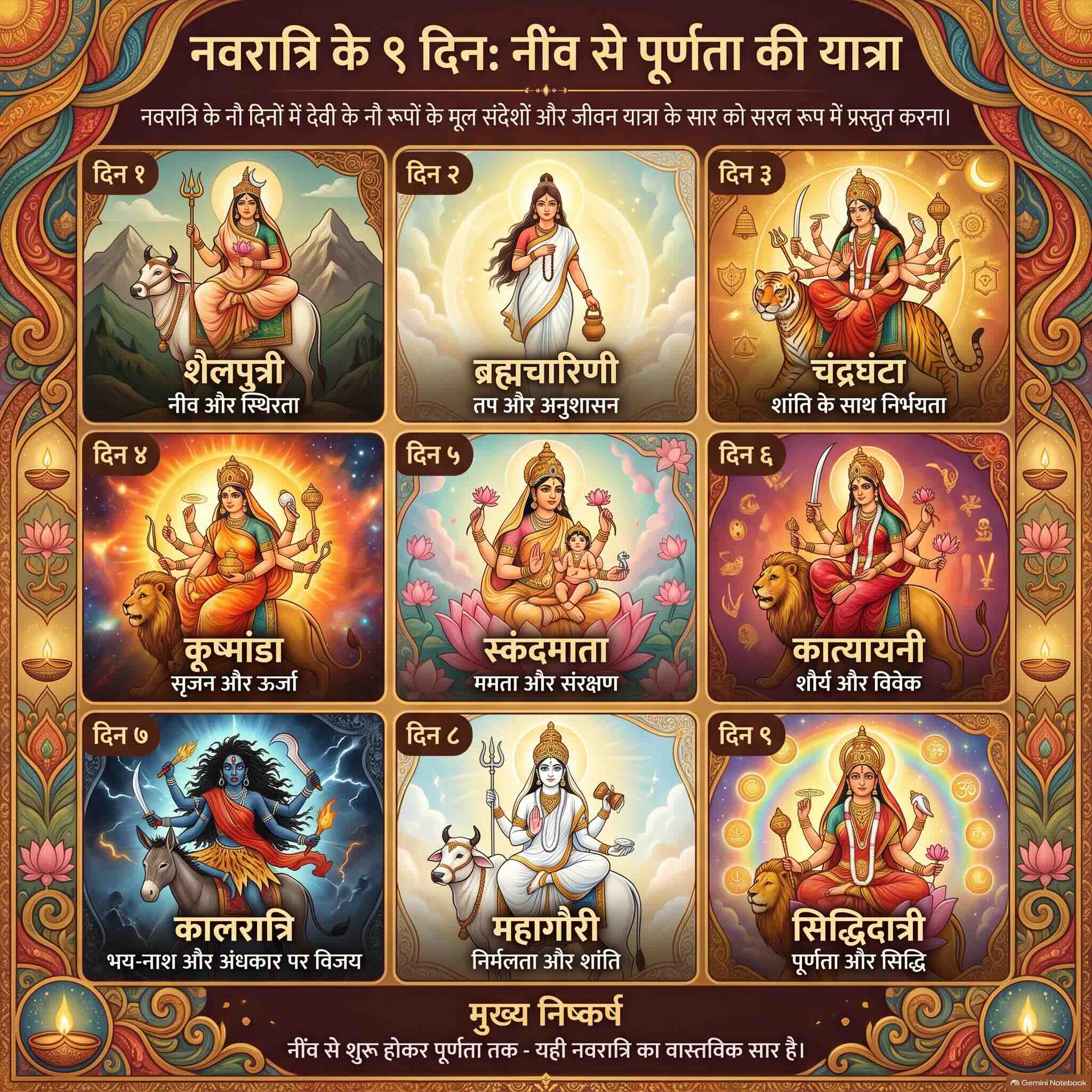 नवरात्रि की हार्दिक शुभकामनाएँ!