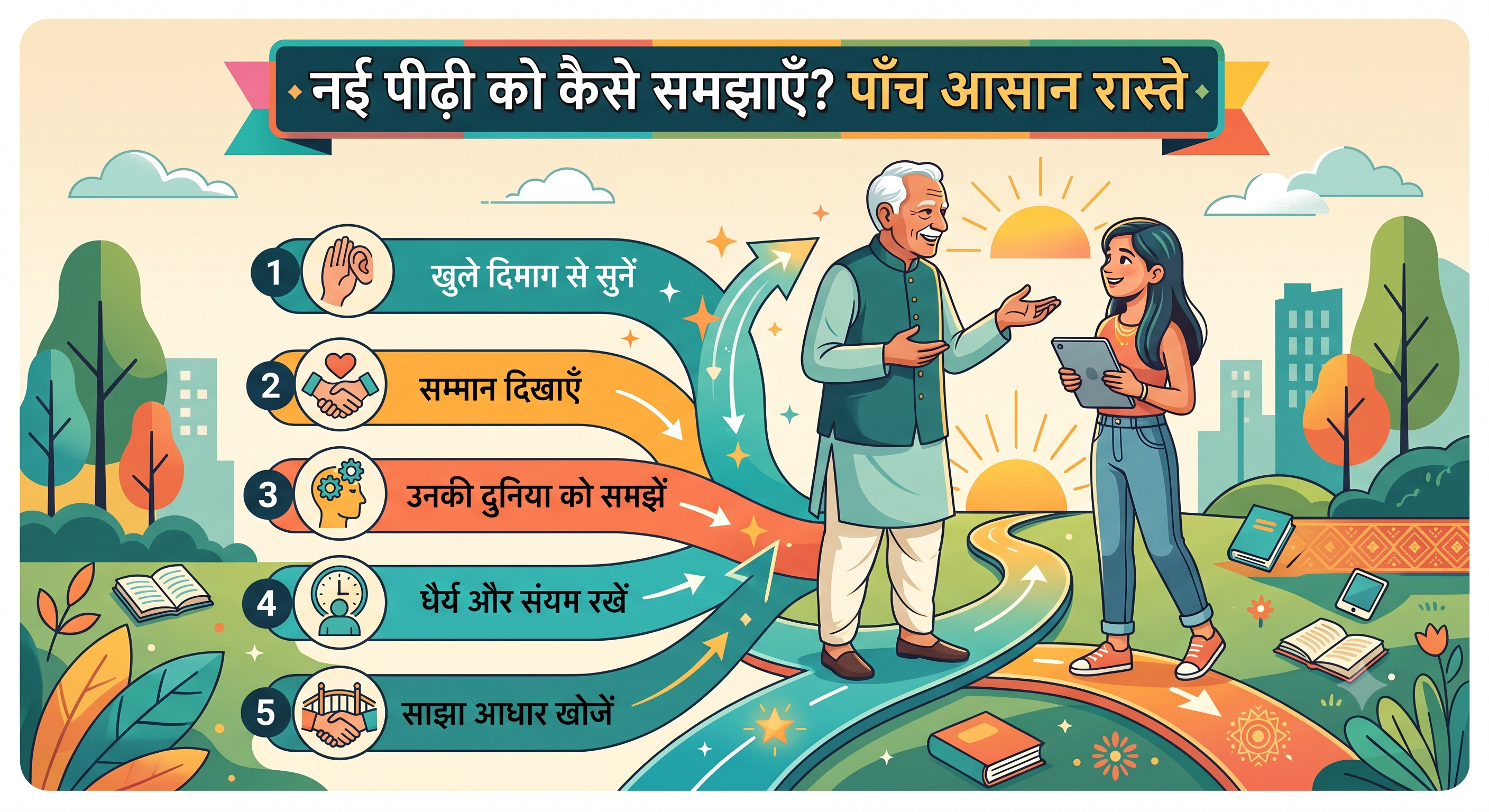 नई पीढ़ी को कैसे समझाए