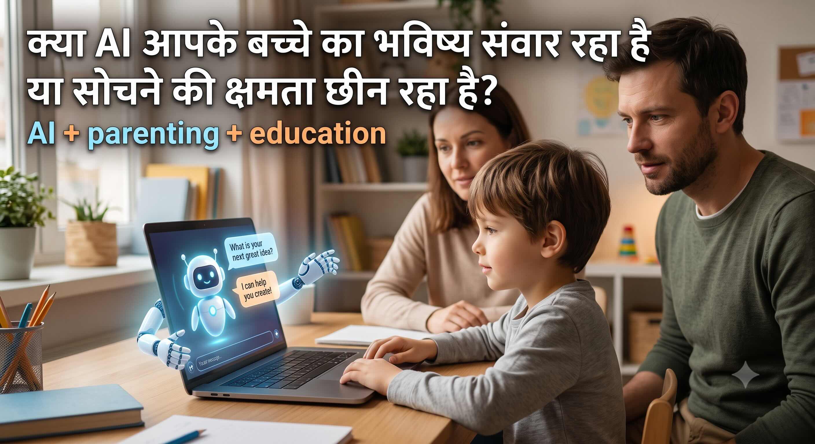 AI के दौर में बच्चों के लिए स्क्रीन टाइम – एक्टिव और पैसिव