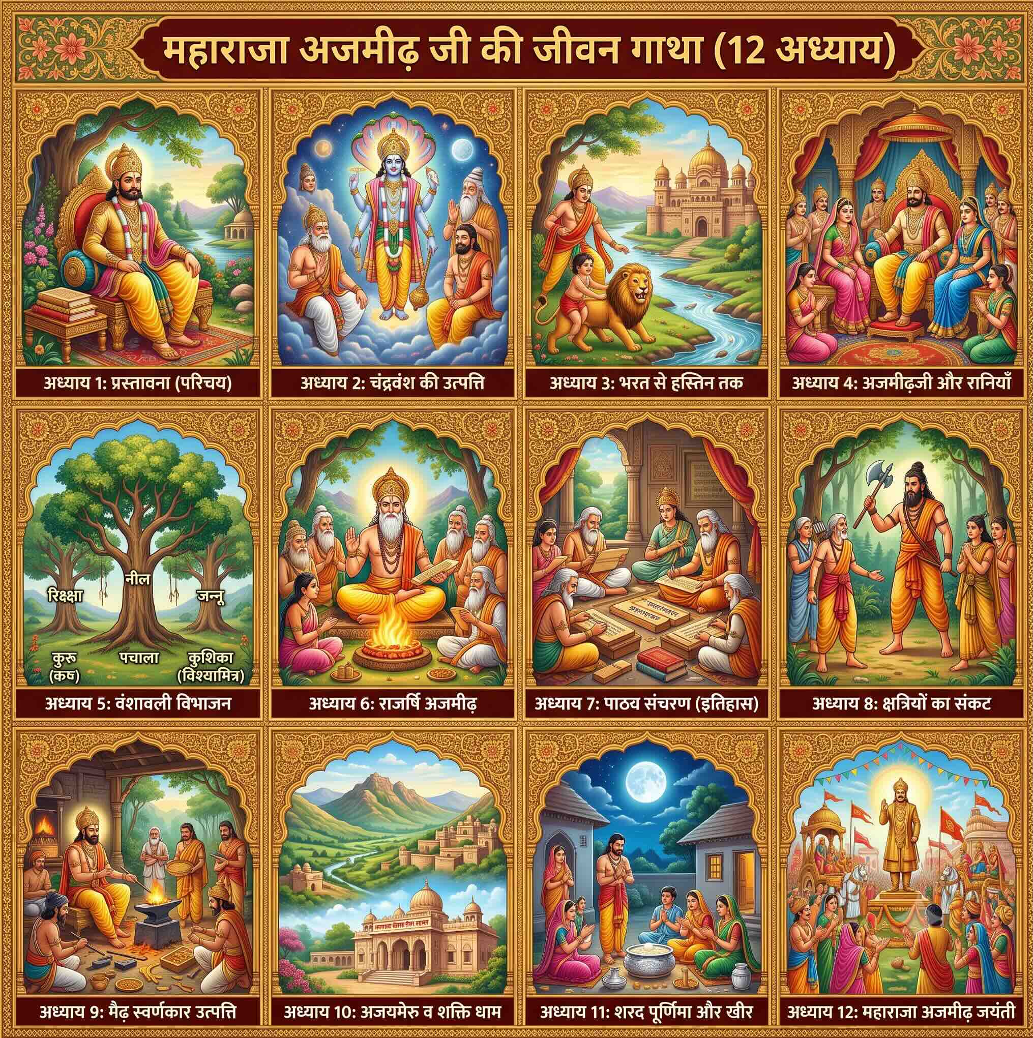 महाराजा अजमीढ़ का युग और विरासत